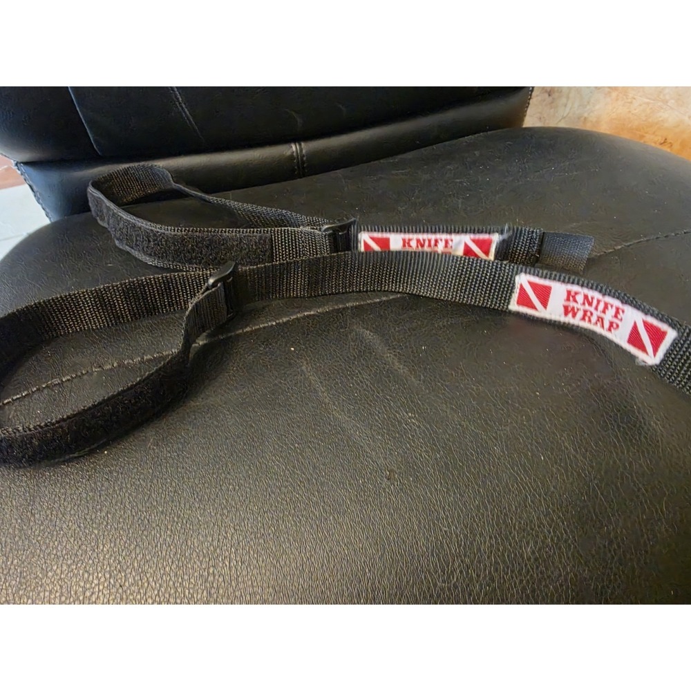 2- Innovative Scuba Hook and Loop Knife Strap 25 inch